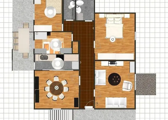 Spacious In With Garden Apartman