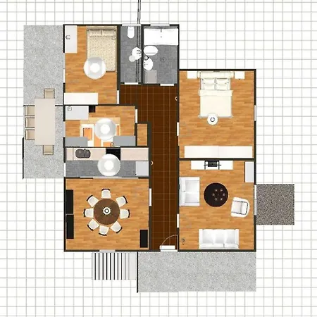 Spacious In With Garden דירה